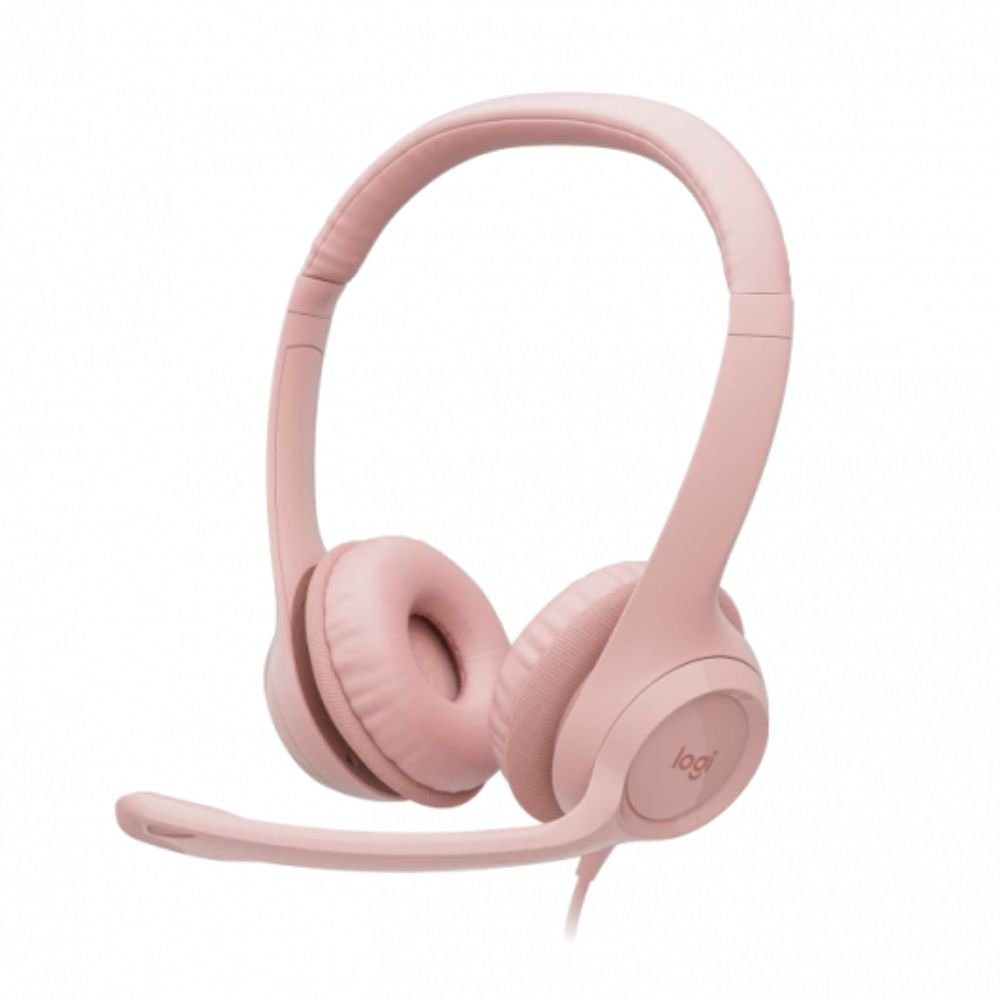 Fone Headset, Usb, H390, Rosa, 981-001280, Logitech