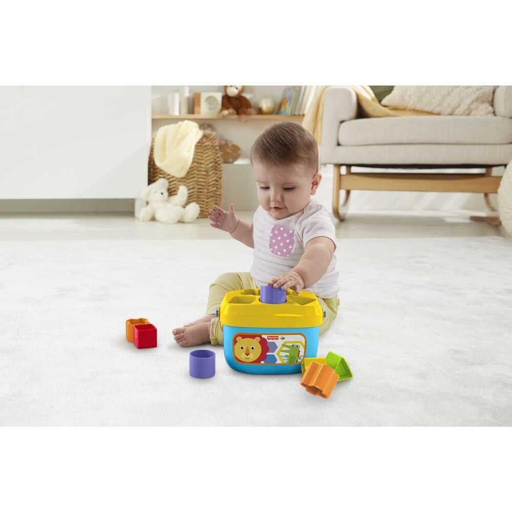 Brinquedo Primeiros Blocos Fisher-Price FFC84 Balde 10 Peças