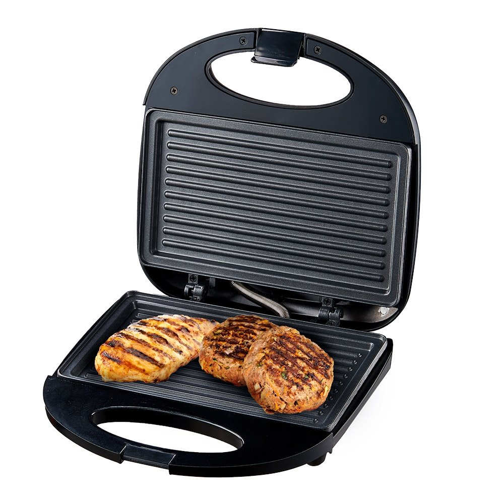 Sanduicheira Grill Mallory Classic Antiaderente Preto 220V