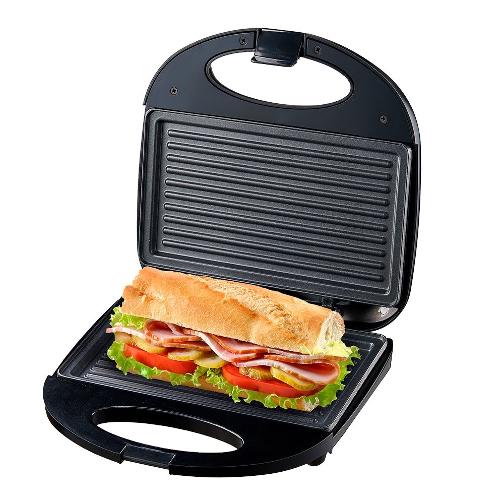 Sanduicheira Grill Mallory Classic Antiaderente Preto 220V