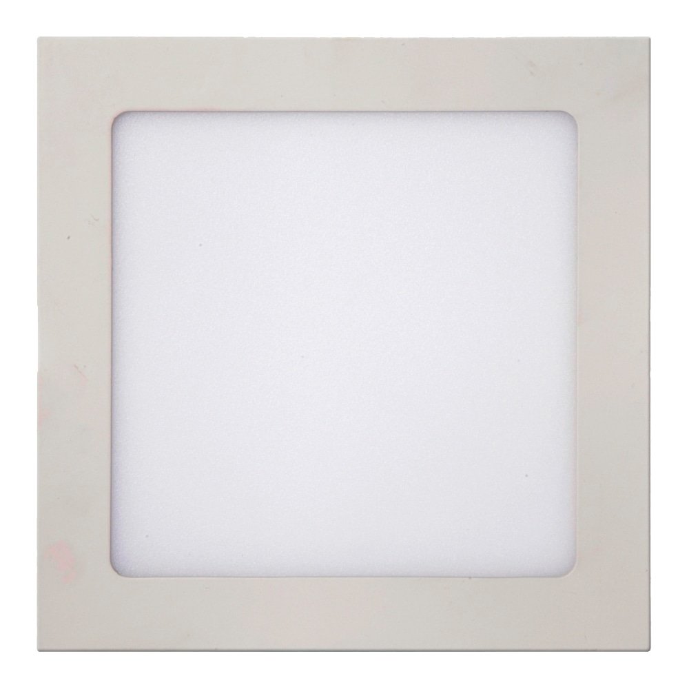 Plafon Painel Kian Led Quadrado 22,5cm Sobrepor 18W Slim 6000K