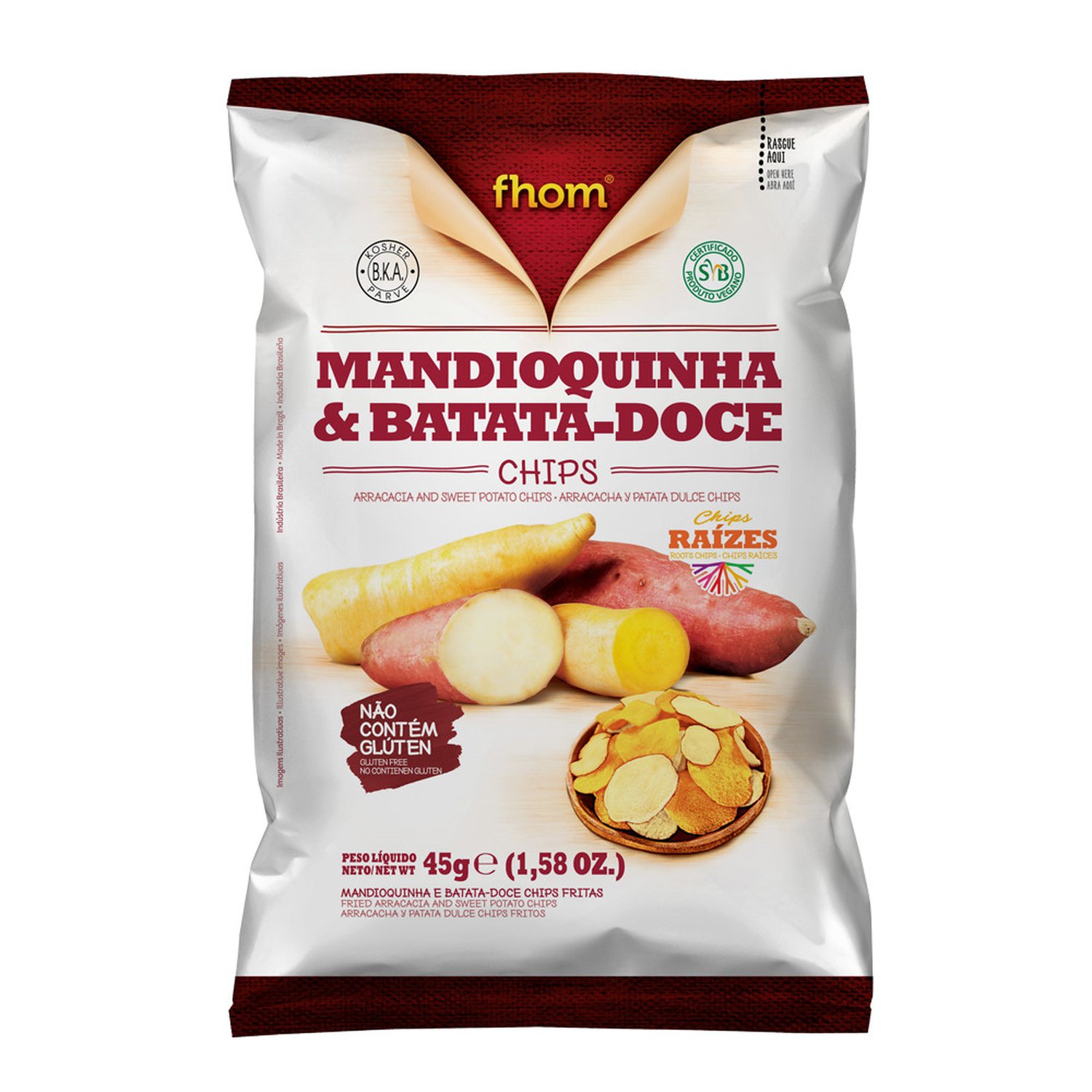 Batata Doce e Mandioquinha 45g