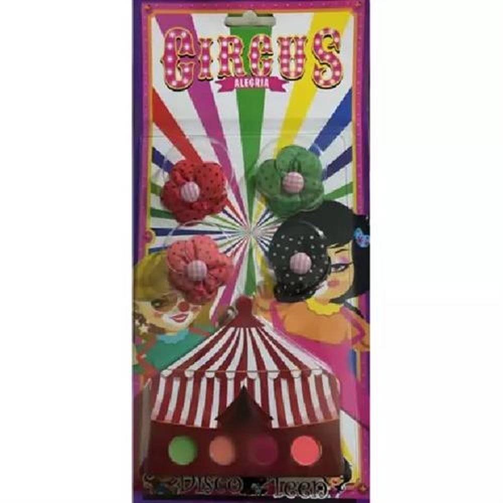 Kit Maquiagem Discoteen Tictac Flor Circus