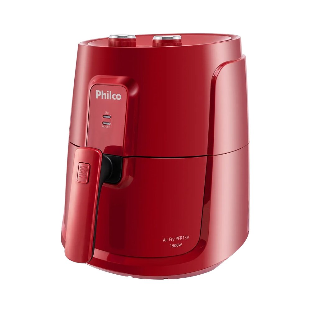 Fritadeira Air Fryer Philco PFR15V 1500W 4L Vermelho 110V
