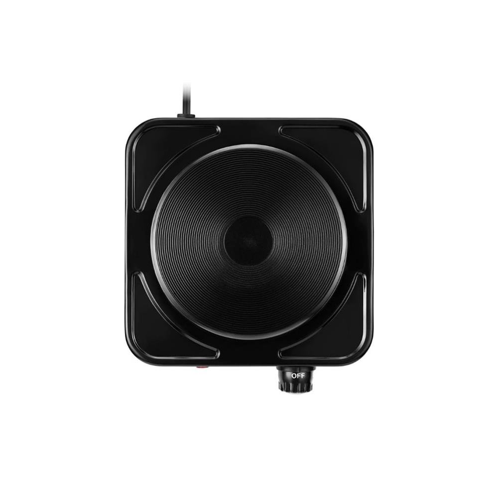 Fogão Elétrico Portátil Cooktop de Mesa 1 Boca 5 opções de temperatura 1000W Preto 110V Elgin