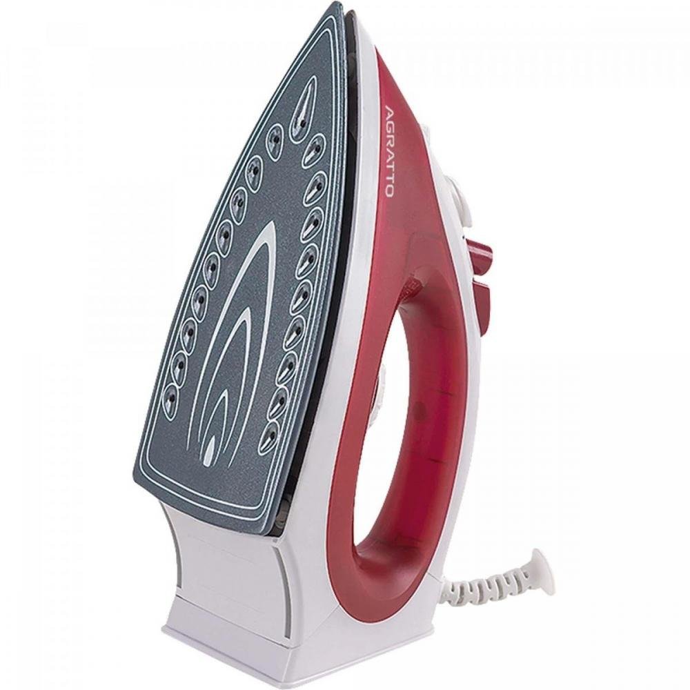 Ferro de Passar Vapor Agratto Bravo FC-01 Ceramico Vermelho 127v
