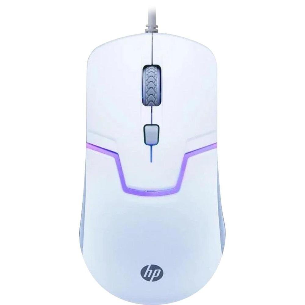 Mouse Gamer M100 Usb 1600dpi Led Branco Hp