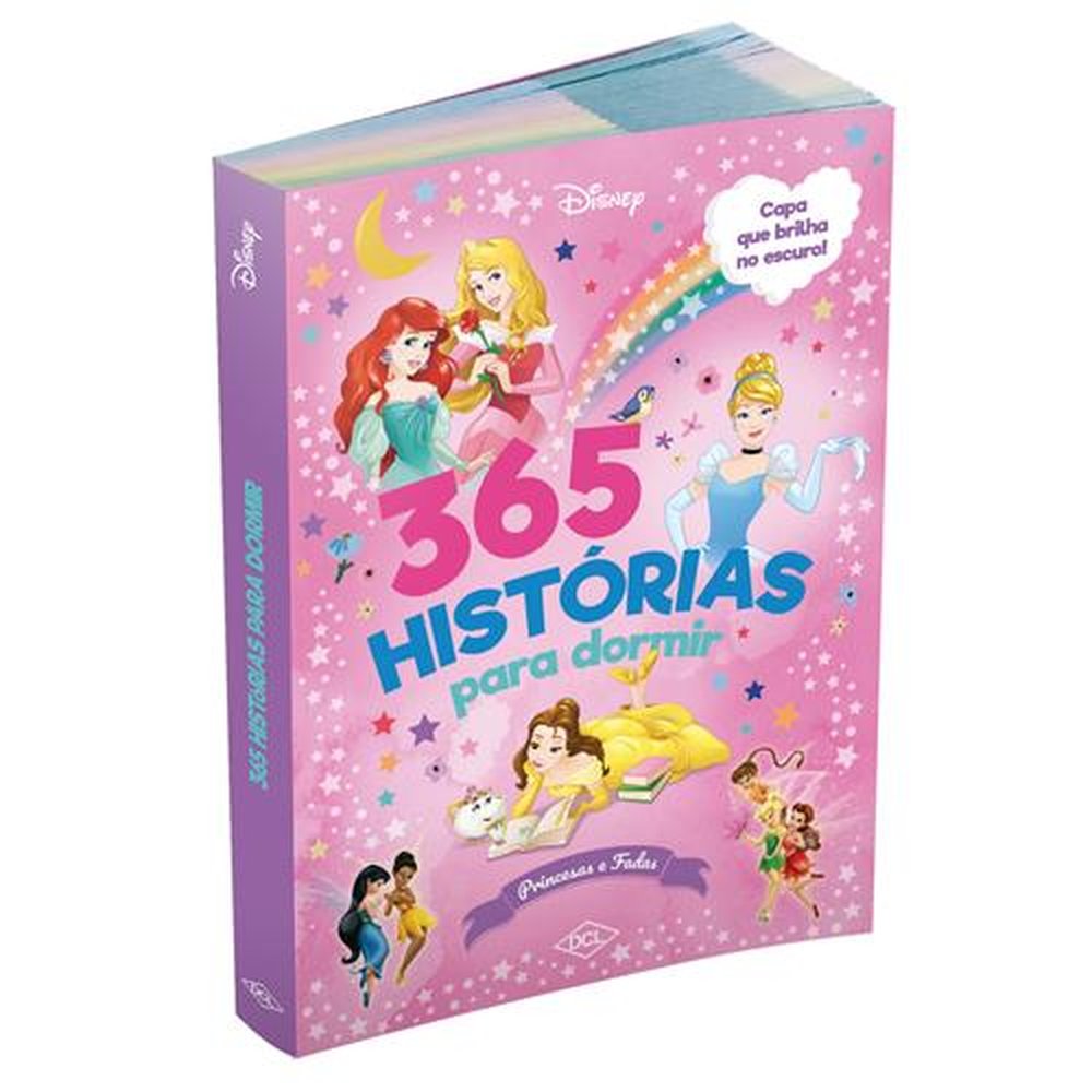 Livro - Disney - 365 Historias Para Dormir - Princesas E Fadas - Nova Versão - Capa Com Orelha