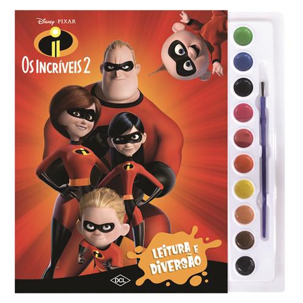 Livro - Disney - Aquarela - Os Incriveis 2__