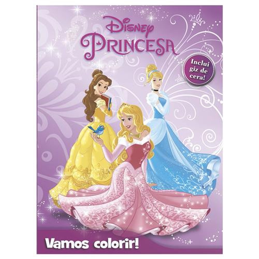 Livro Disney Vamos Colorir - Princesas