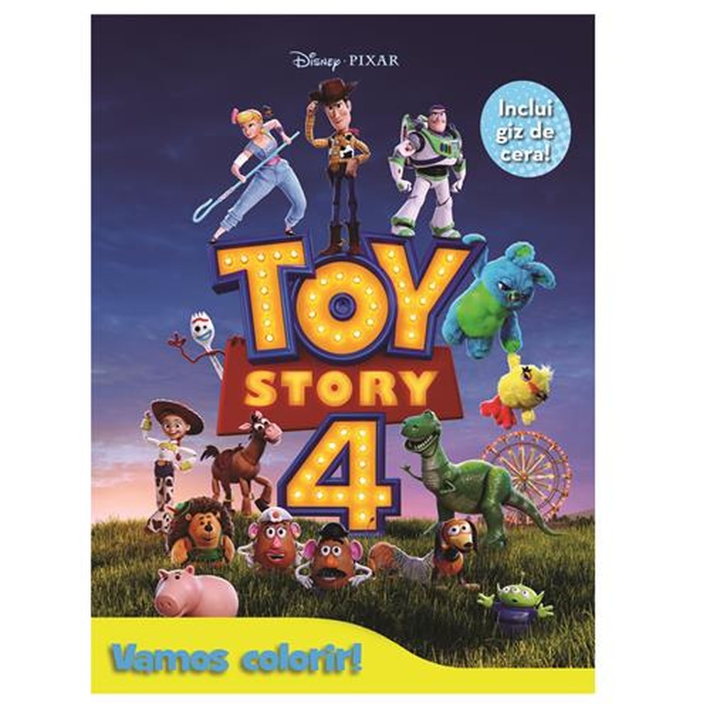 Livro Disney Vamos Colorir - Toy Story 4