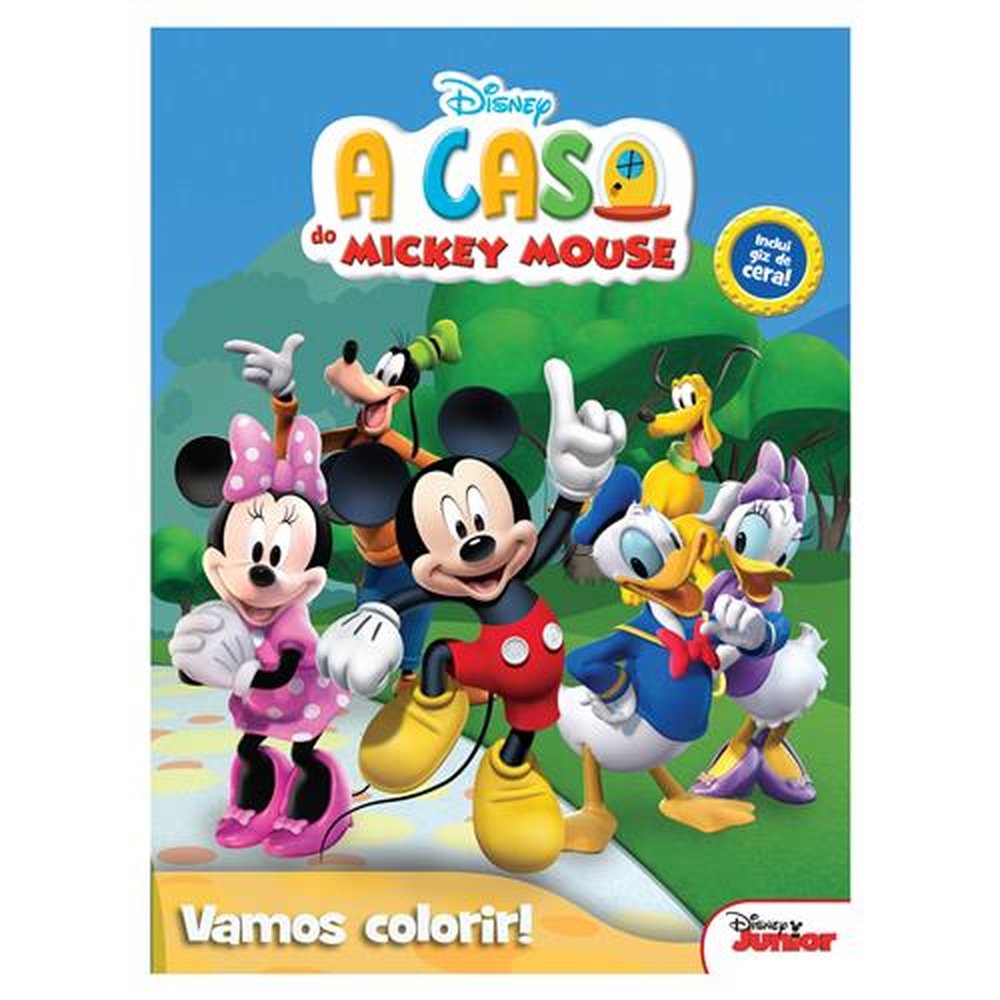 Livro Disney Vamos Colorir - Mickey Mouse