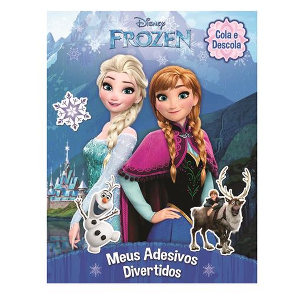 Livro Disney Meus Adesivos Divertidos - Frozen