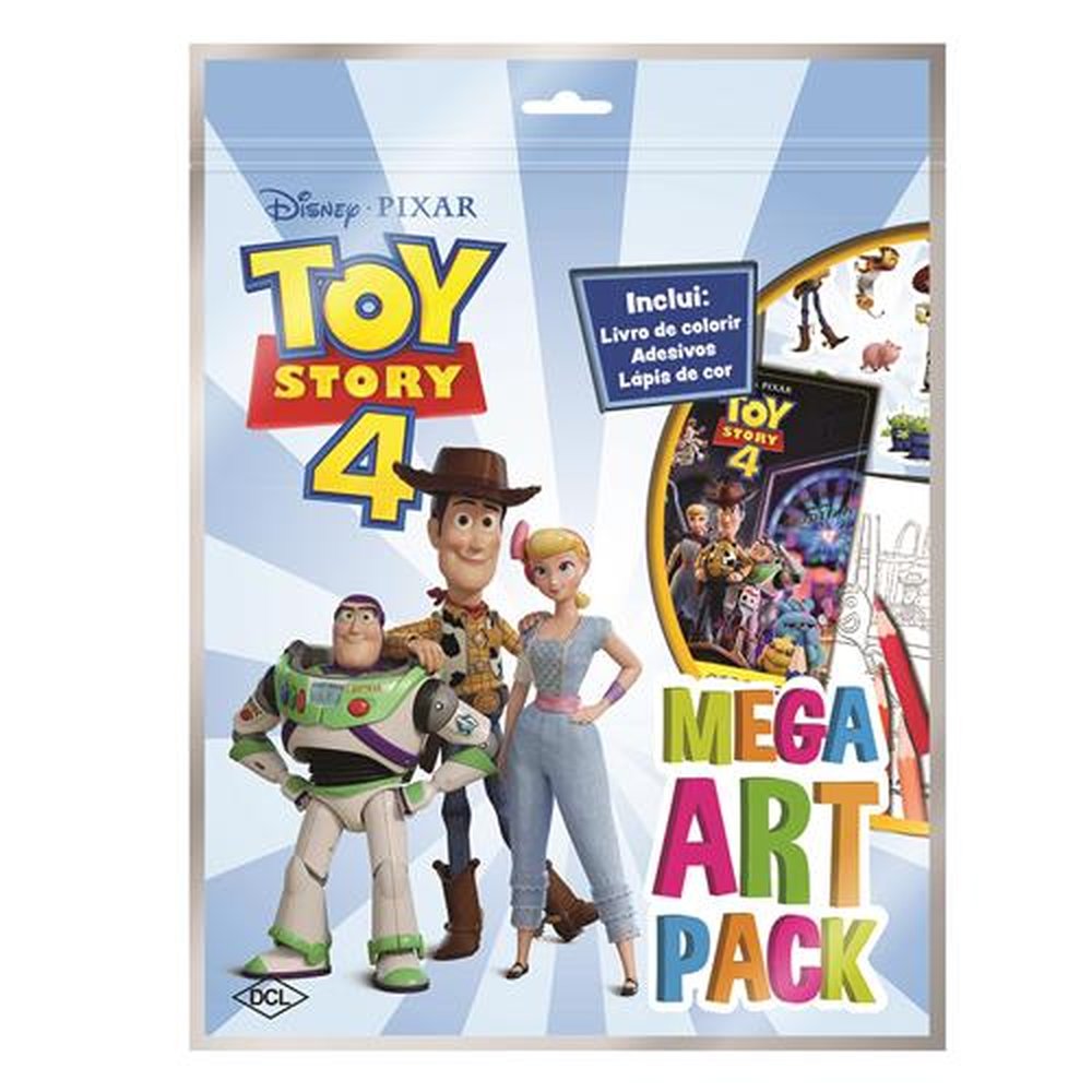 Livro - Disney - Mega Art Pack - Toy Story 4