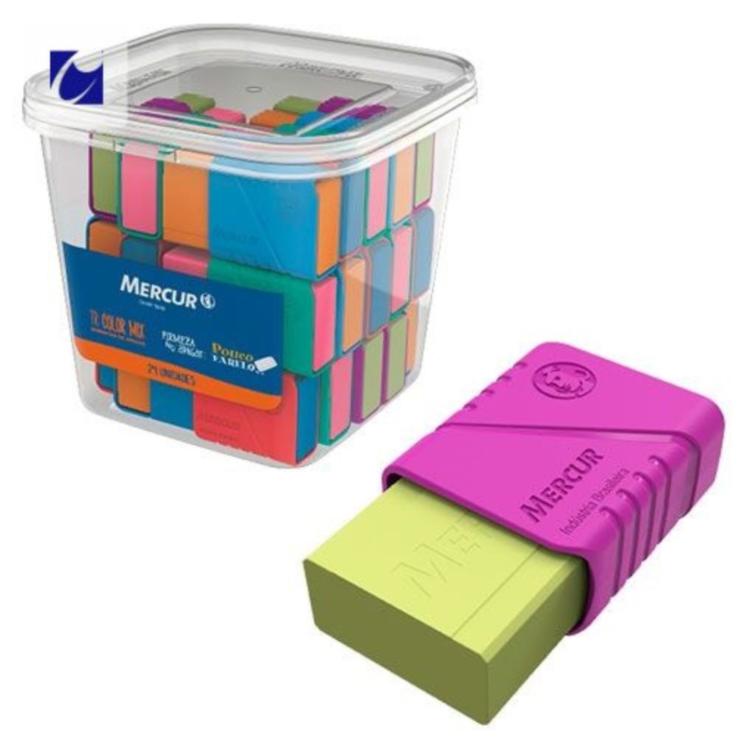 Borracha Mercur Tr Color Mix 1010601084