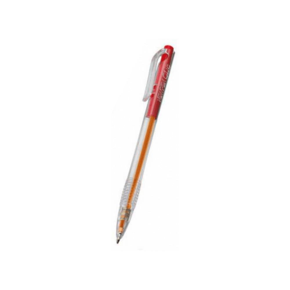 Caneta Retratil Newpen Clic Ponta 0.7mm Vermelho