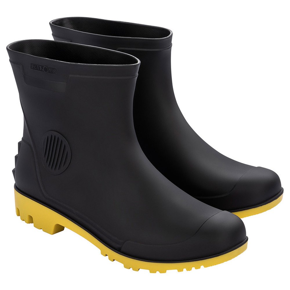 Bota 3/4 Adulto Pega Forte Preto/Amarelo Sem Meia 42