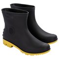 Bota 3/4 Adulto Pega Forte Preto/Amarelo Com Meia 35.36