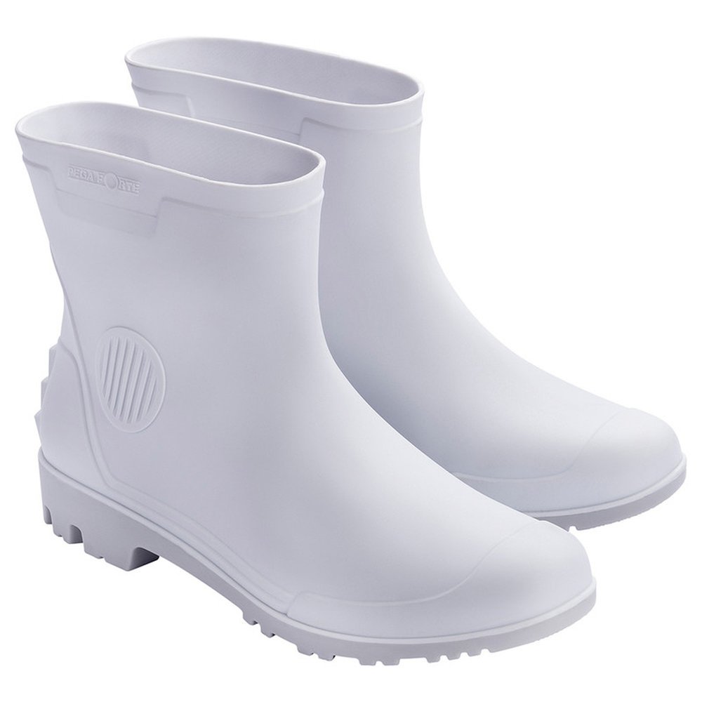 Bota 3/4 Adulto Pega Forte Branco/Branco Sem Meia 37