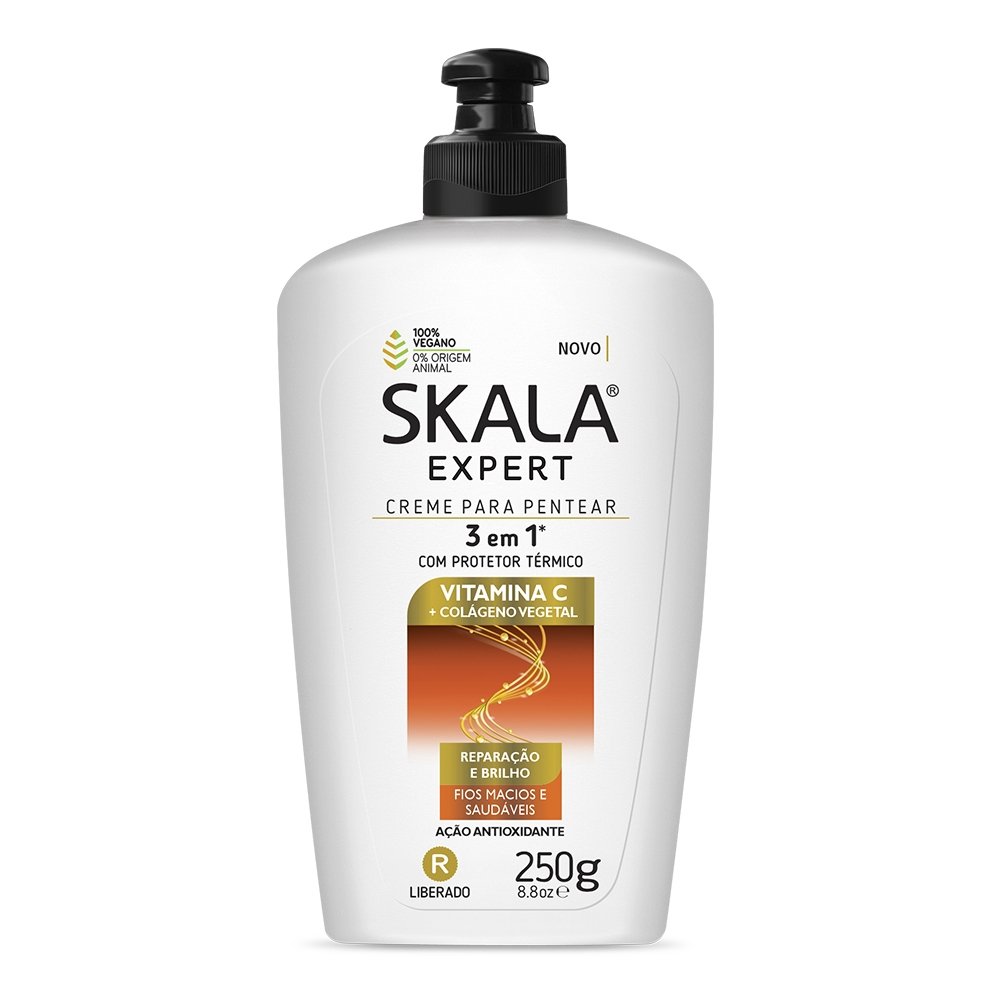 Creme para Pentear Skala Vitamina C + Colágeno Vegetal 250g