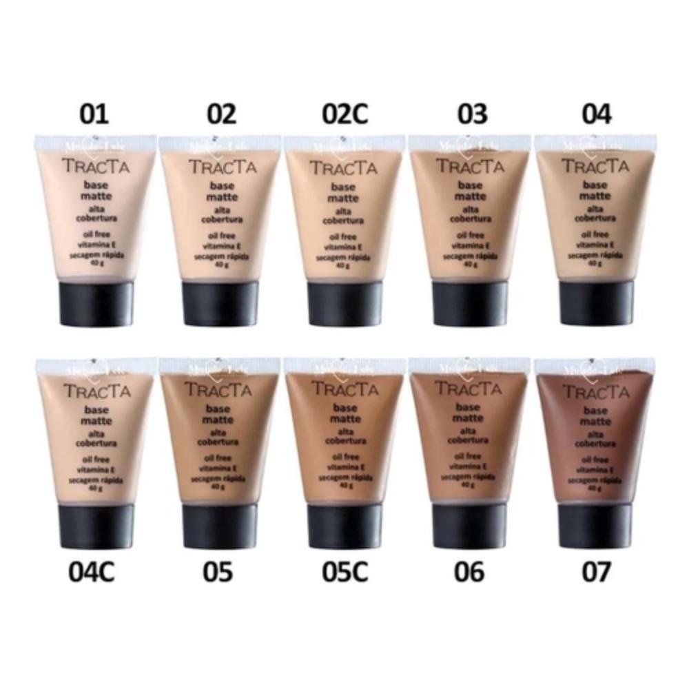 Base Matte de Alta Cobertura Tracta 40g - Cor 05