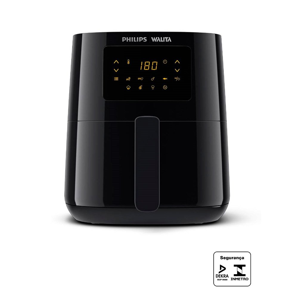 Fritadeira Air Fryer Philips Walita RI9252 - 4,1 Litros, Digital, 1400W, Preto, 220V
