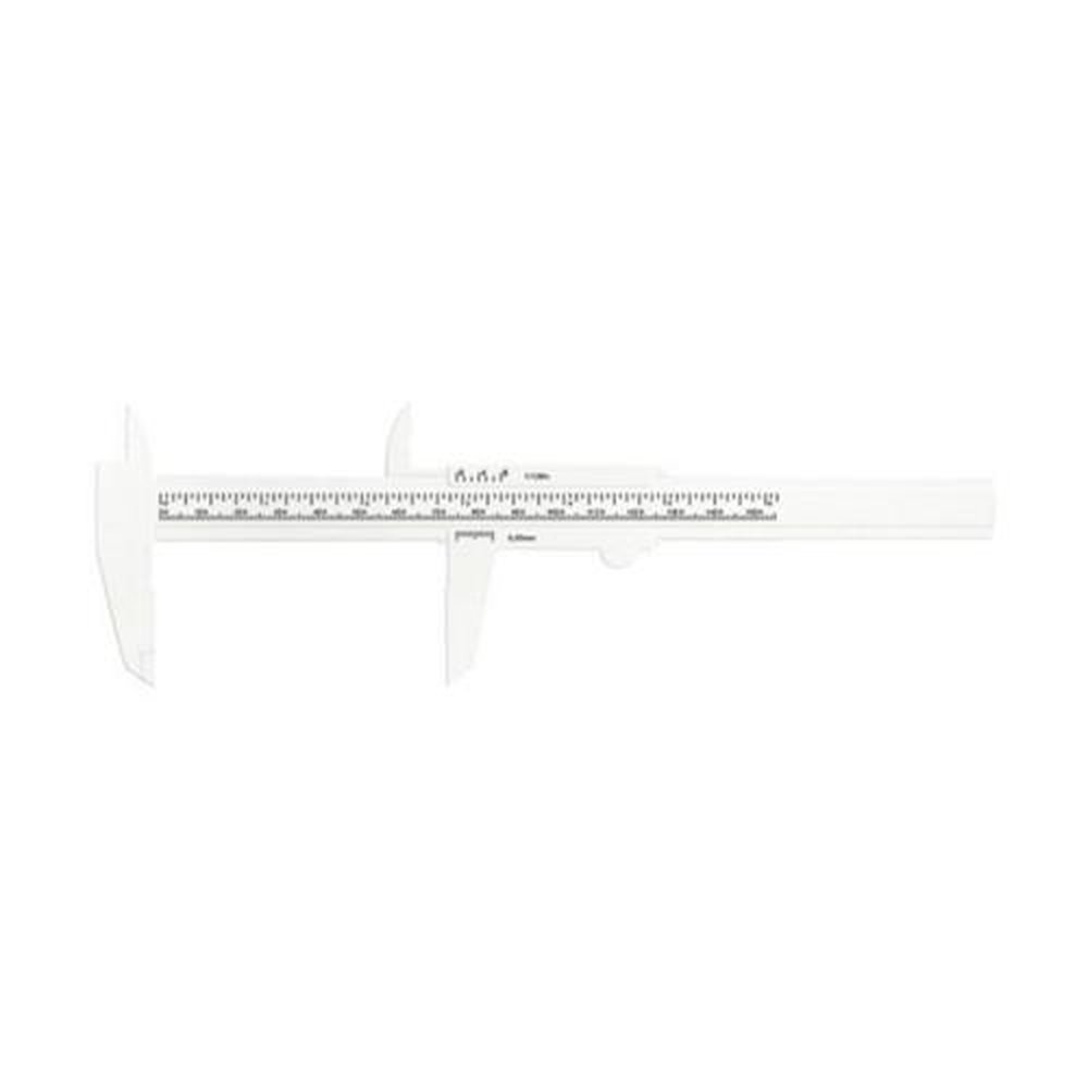 Paquimetro Plastico Branco 15 cm Santa Clara