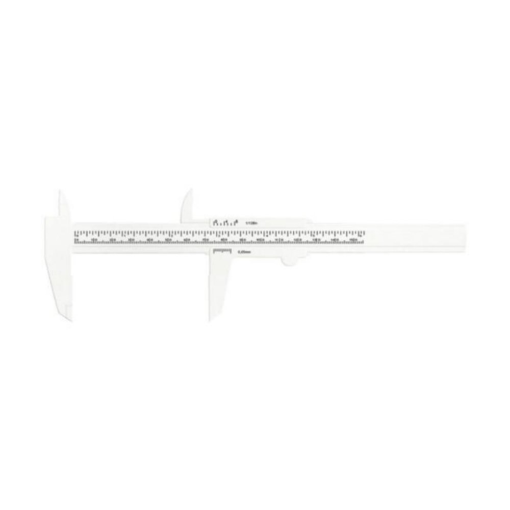 Paquimetro Plastico Branco 15 cm Santa Clara