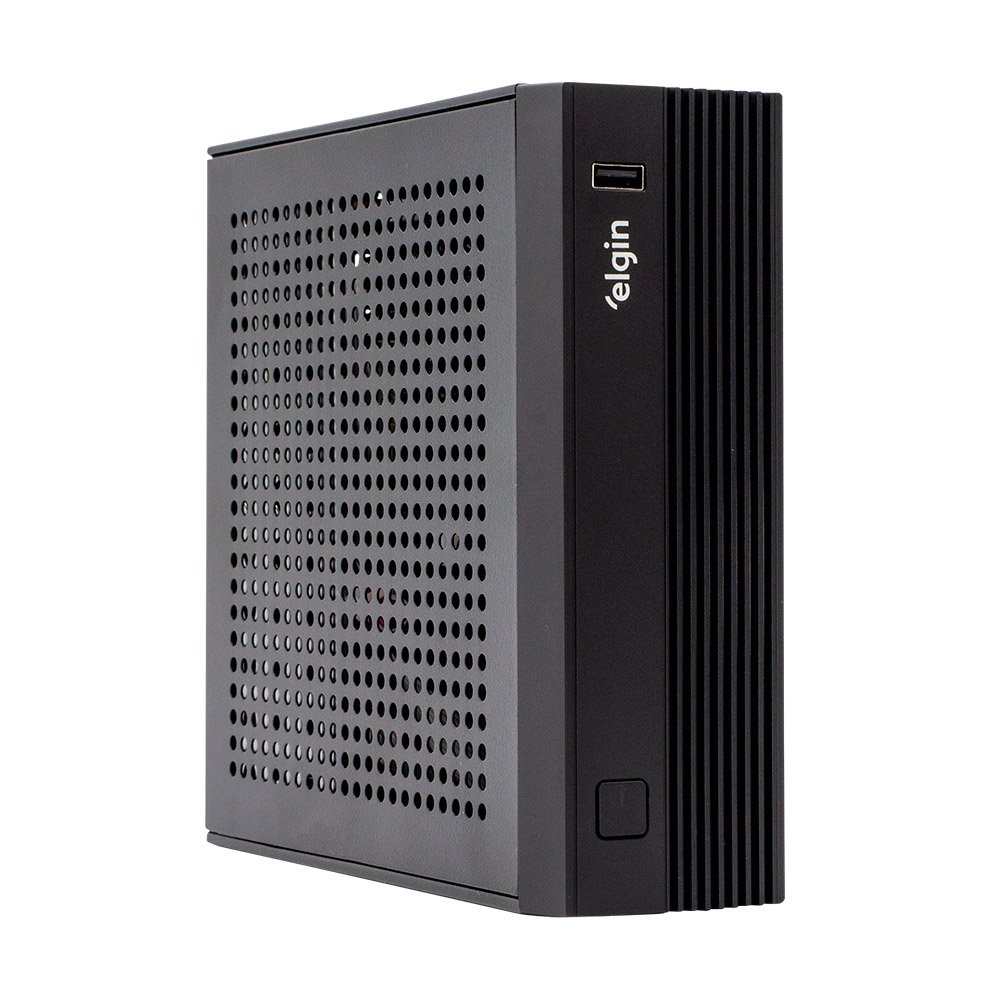 Micro Computador Elgin NANO 46E3N2122140 E3, DDR3 4GB RAM, SSD 120GB, Porta USB, Sem Monitor