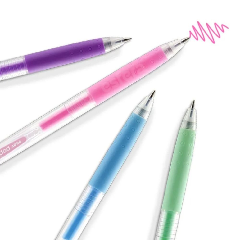 Caneta Esferográfica Pilot PopLol Tons Pastel - Lilas