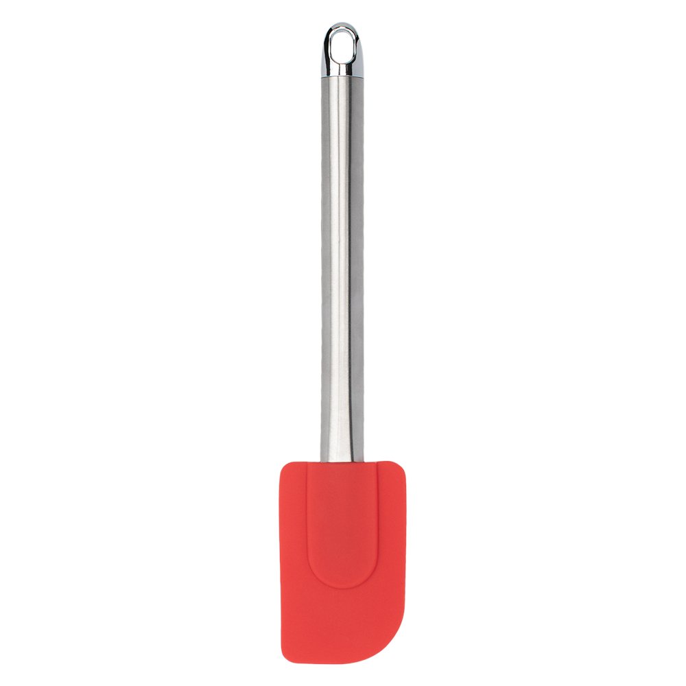 Espátula Com Cabeça De Silicone E Cabo Em Inox Mimo Style