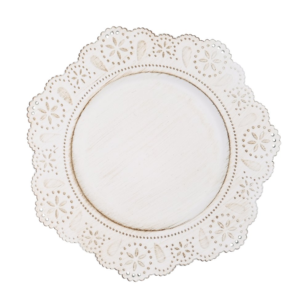Sousplat Renda Off White Mimo Style