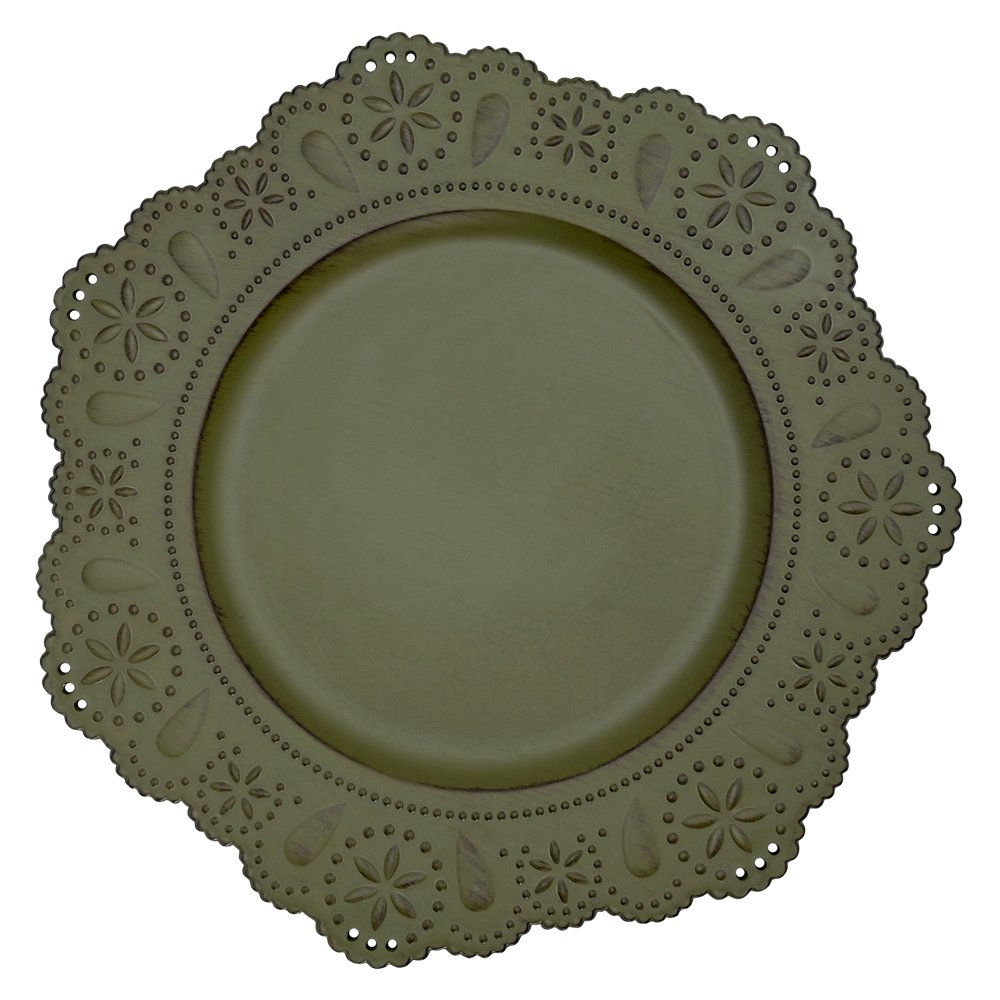 Sousplat Renda Verde Mimo Style