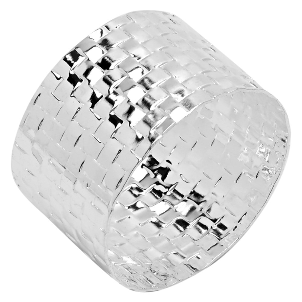 Anel De Guardanapo Índia Prata Mimo Style