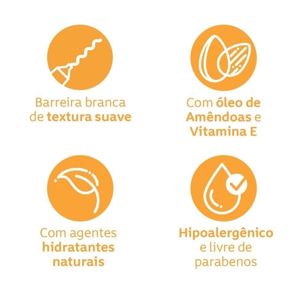 Creme Preventivo Assadura Hipoglos Amêndoas 80g
