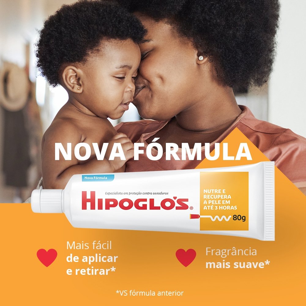Creme Preventivo Assadura Hipoglos Amêndoas 80g