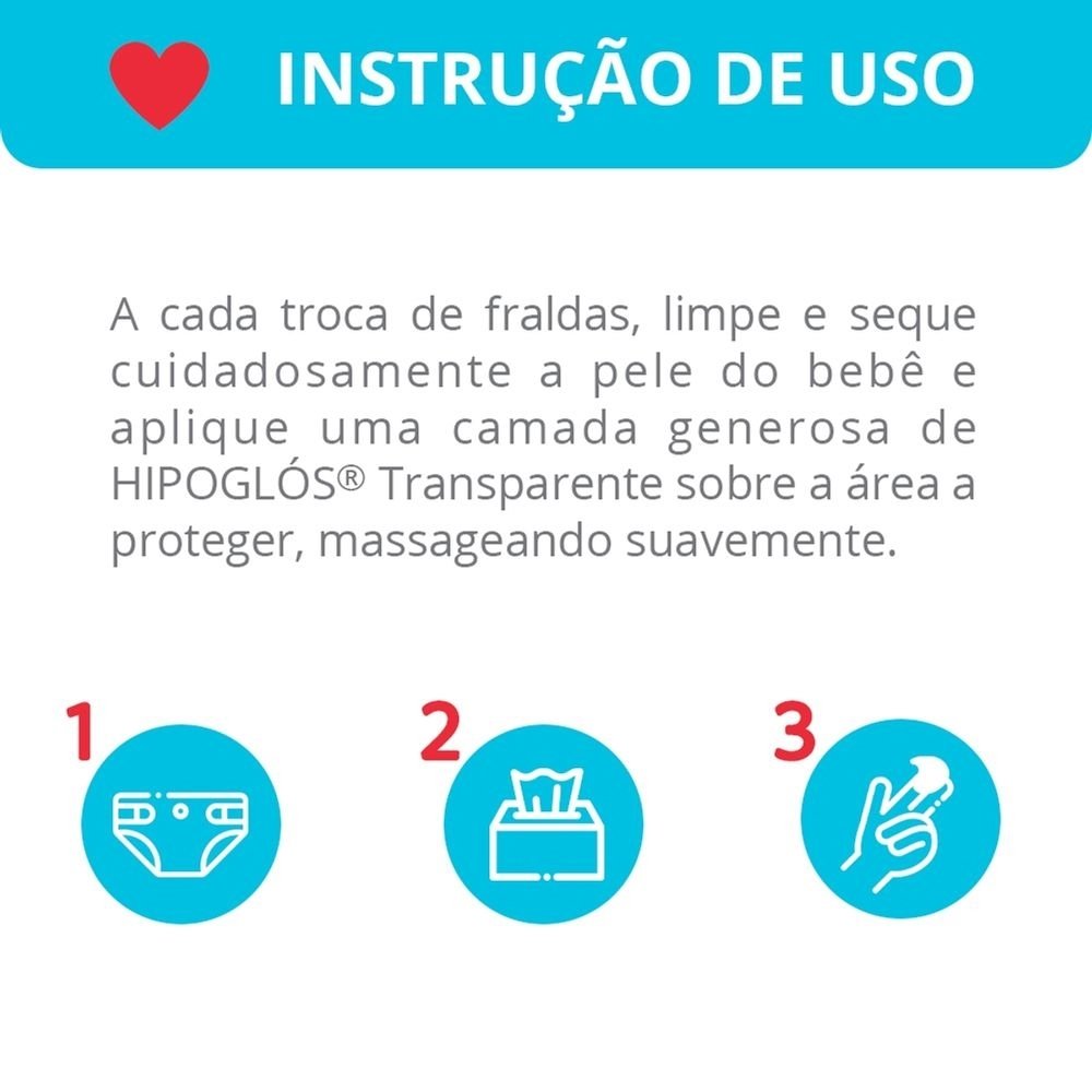 Creme para Assadura Hipoglós Transparente 30g