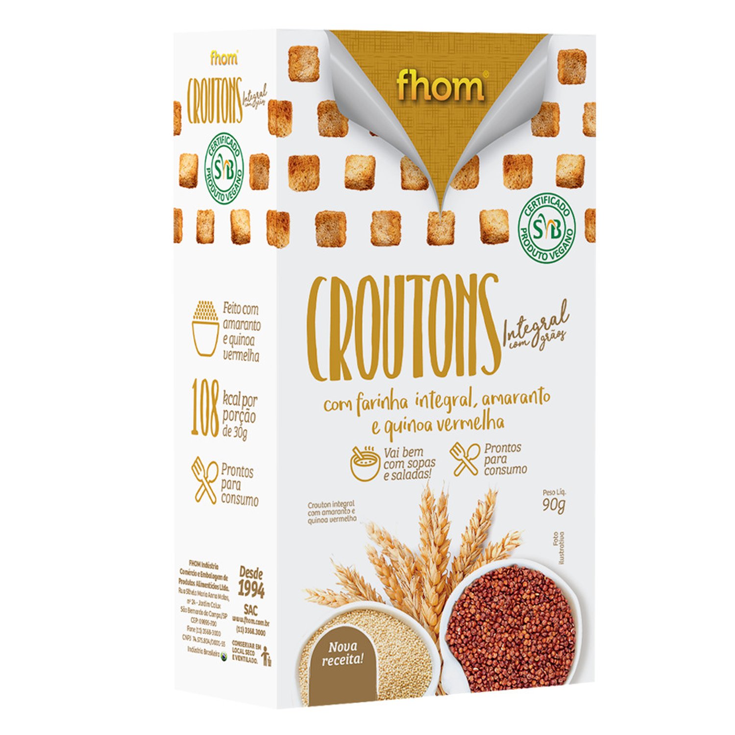 Crouton Integral com Grãos 110g
