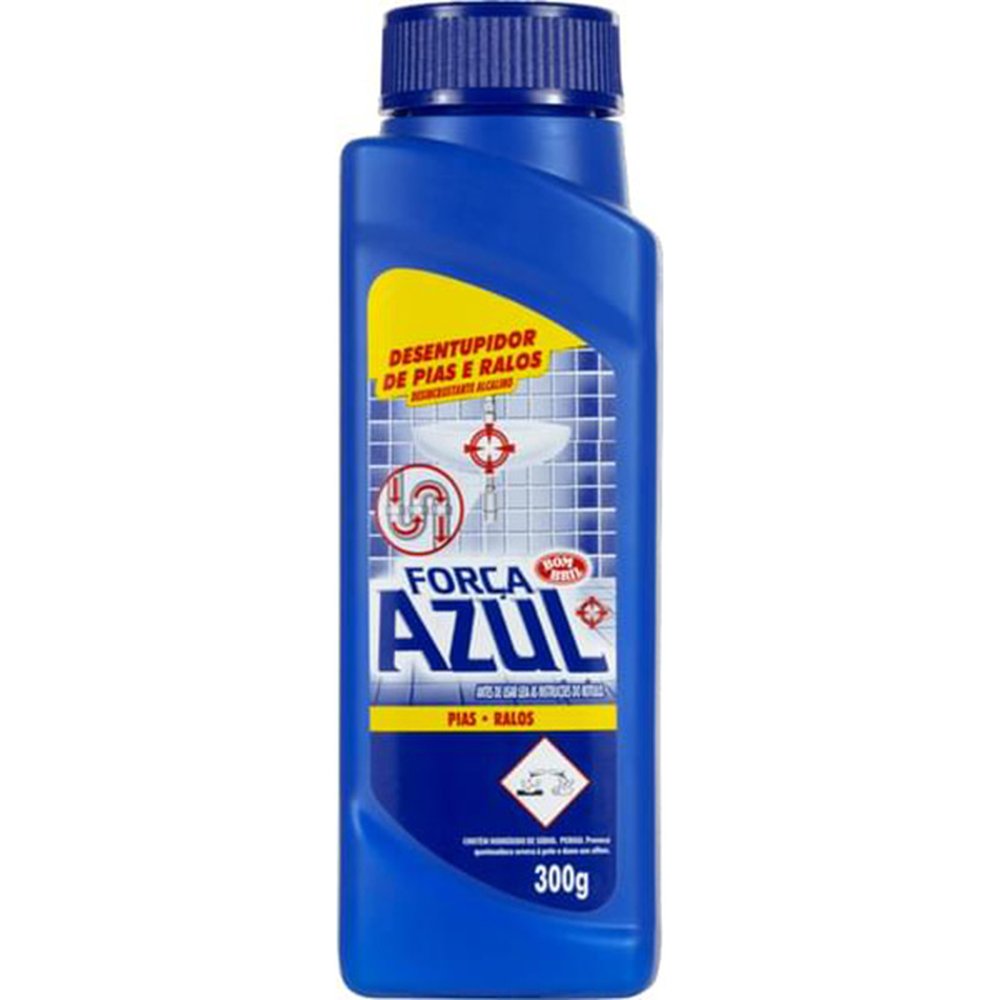 Desentupidor Po Forca Azul 300g