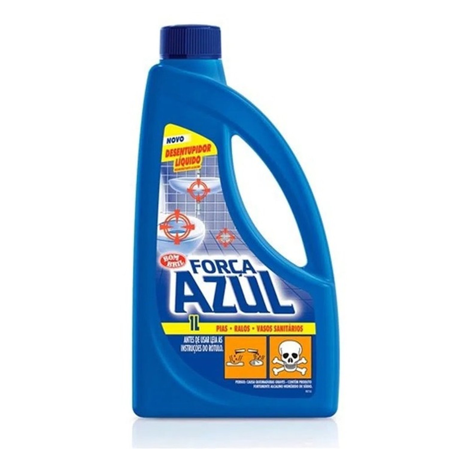 Desentupidor Forca Azul 1,0L