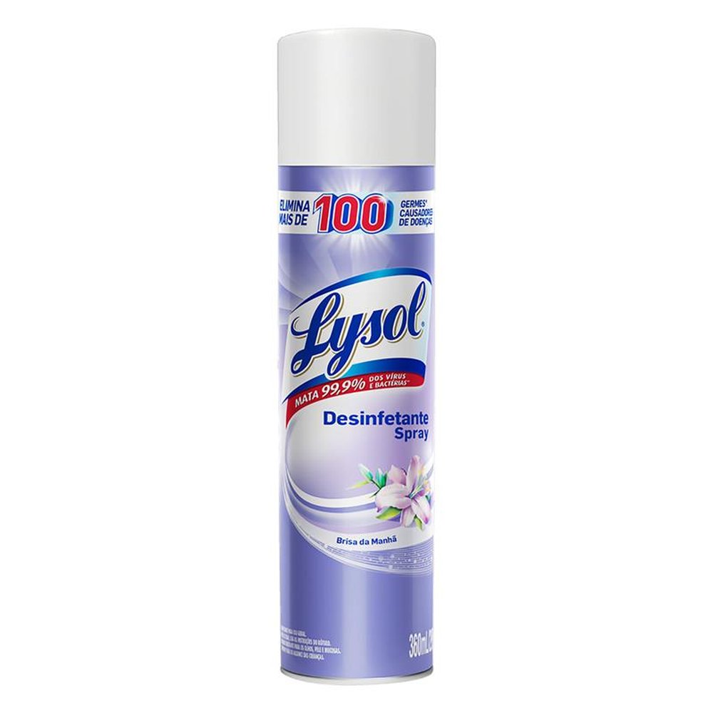 Desinfetante Spray Lysol Brisa Da Manha 360Ml