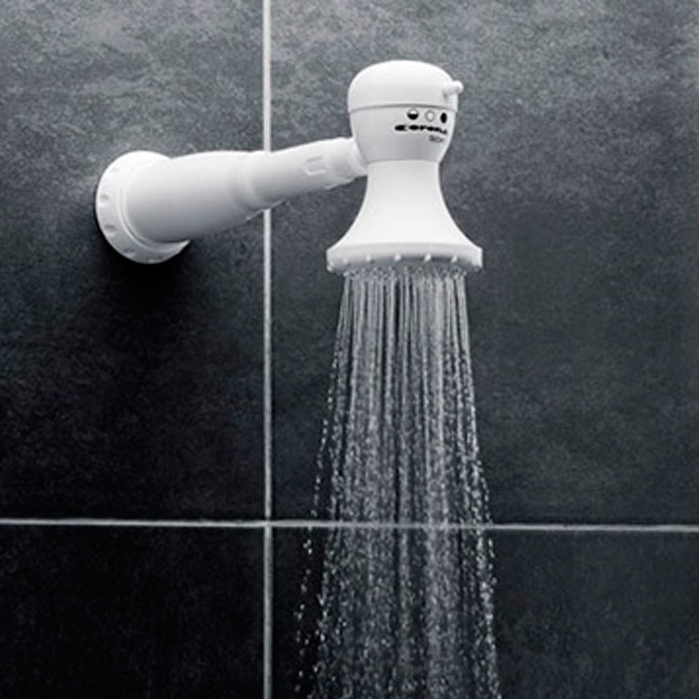 Chuveiro Ducha Hydra/Corona SS Branca 5400W 110V