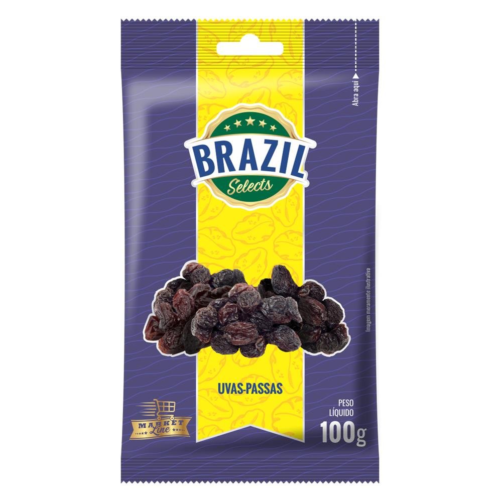 Uva Passas Preta 100g