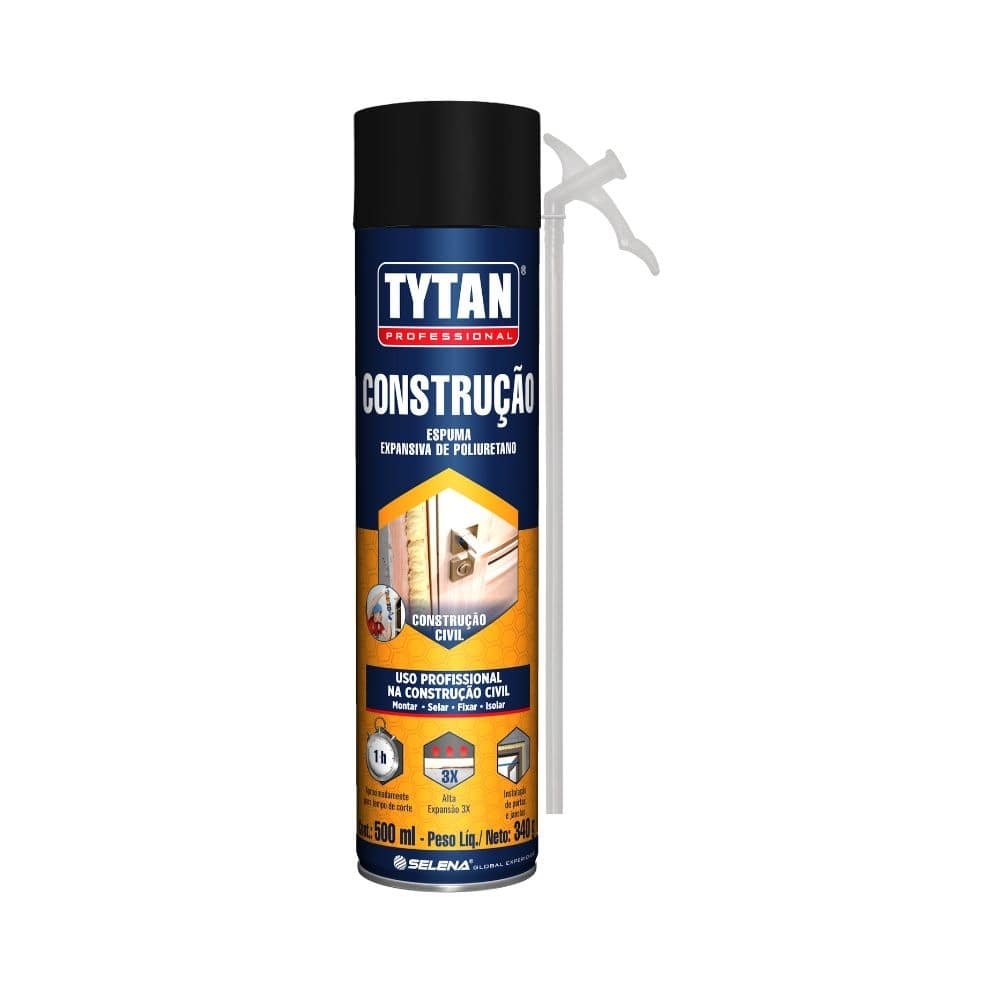 Espuma Expansiva de Poliuretano Construção Tytan 500ml/340g