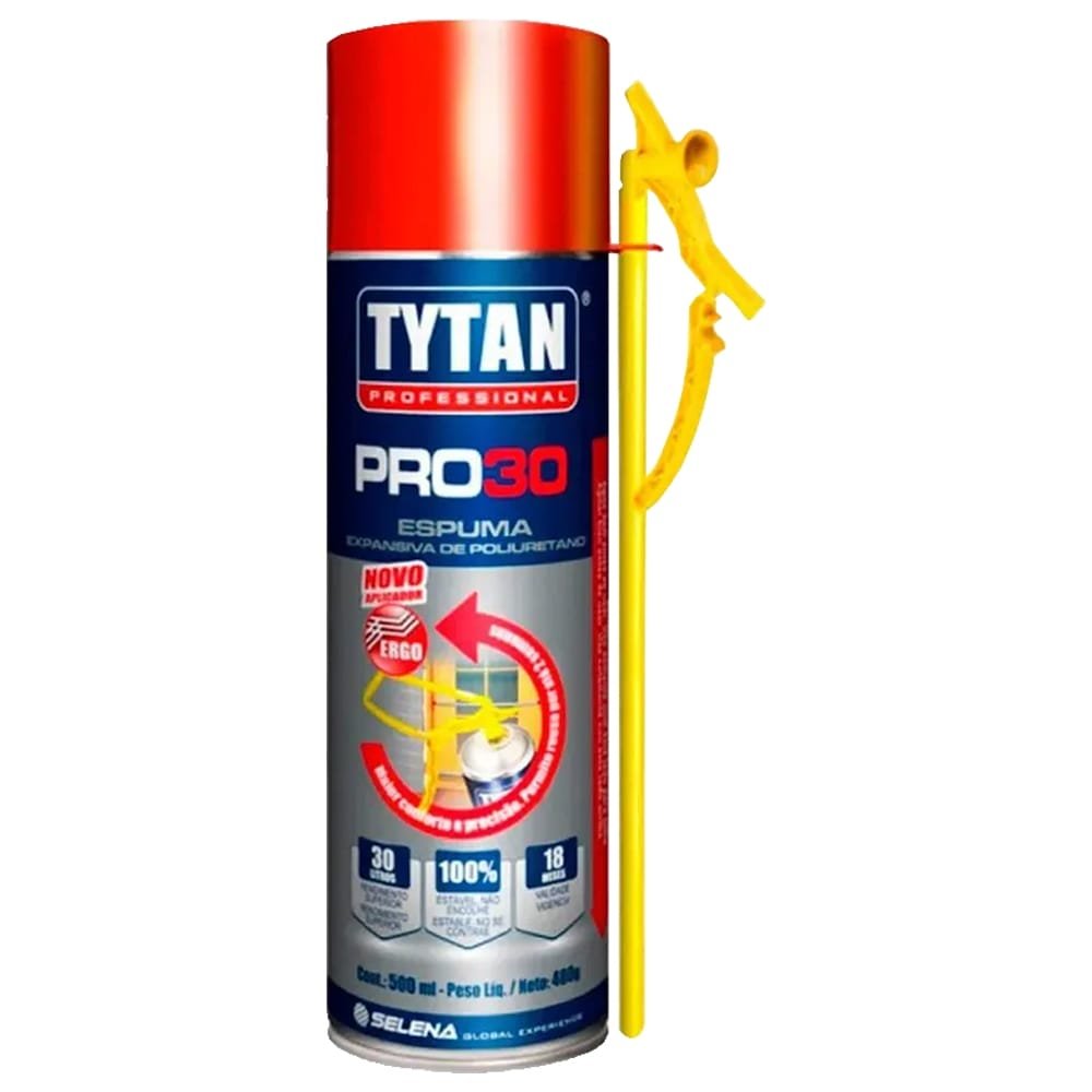 Espuma Expansiva PU Pro30 Tytan 500ml/480g