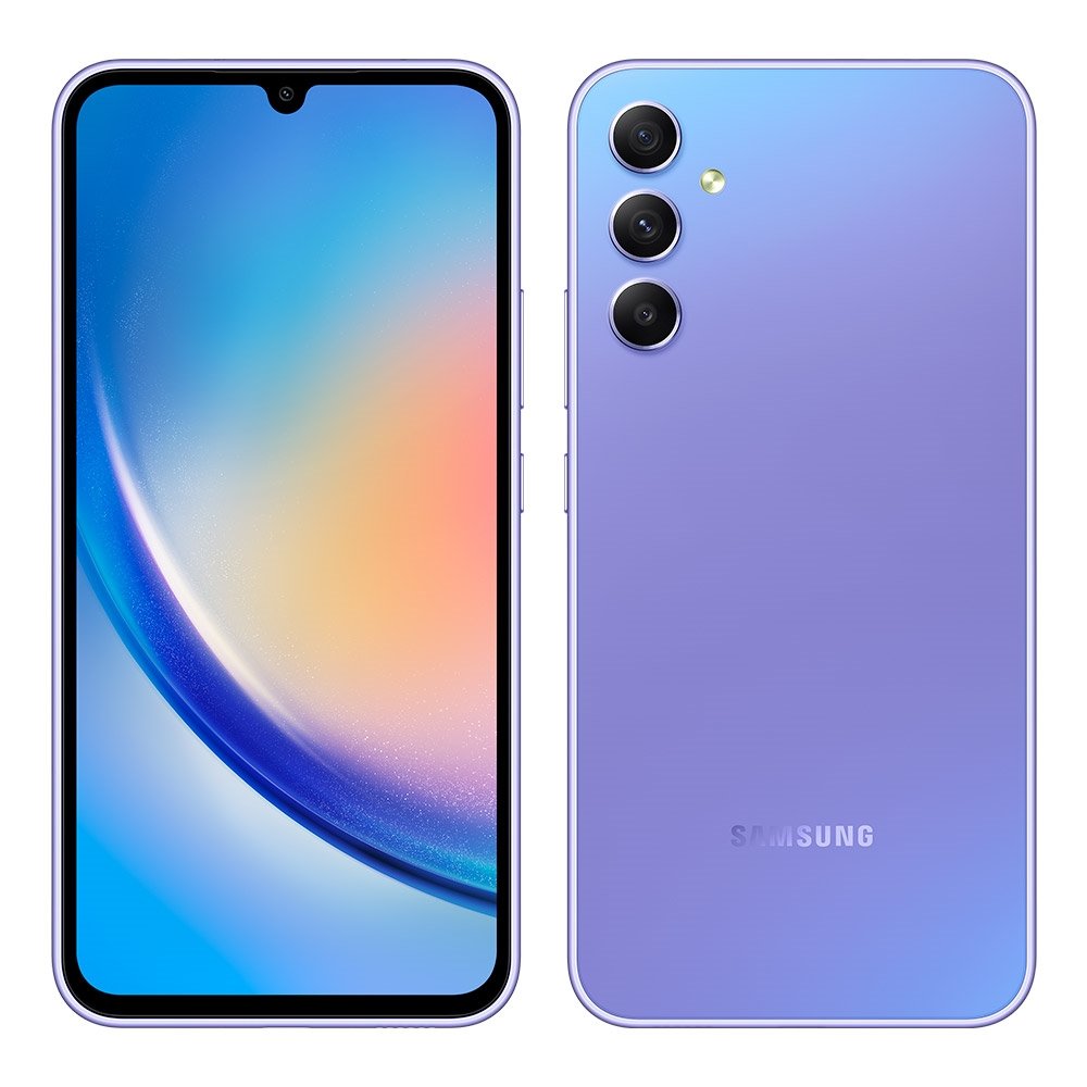 Smartphone Galaxy A34,Violeta, Tela 6.6", 5G+Wi-Fi+NFC,Câmera Tras.48MP +8MP + 5MP,Câm.Frontal 13MP, 6GB RAM, 128GB