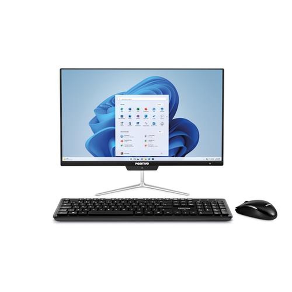 Micro Computador All in One Positivo Union C4500B21, Intel HD Graphics, 4GB RAM, Tela 21.5", Windows 11