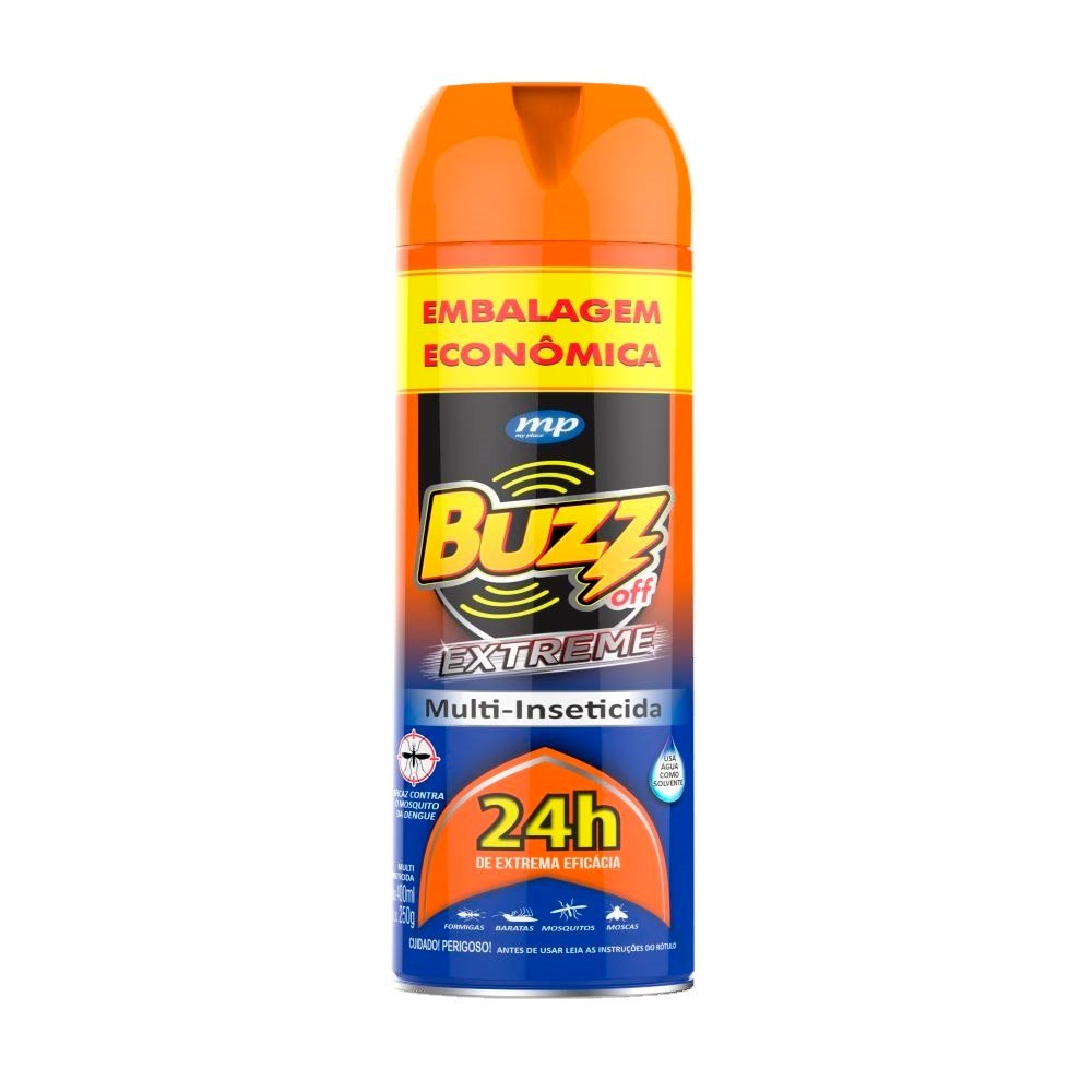 Inseticida Aerossol Buzz Off My Place Multi-Inseticida Limoneno 400ml