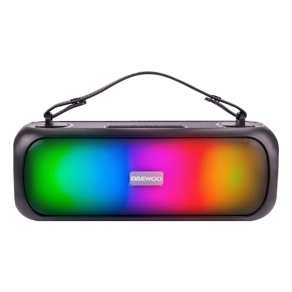 Caixa de Som Daewoo DW542, Bluetooth 5.1, Color Soundbox, 100W, Preto