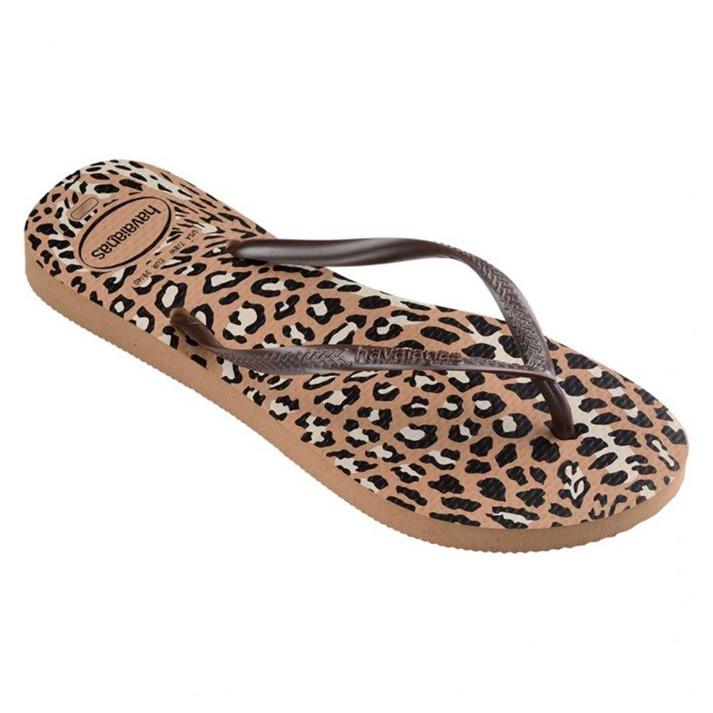 Havaianas Slim Animals Rose Gold/Café 41/2